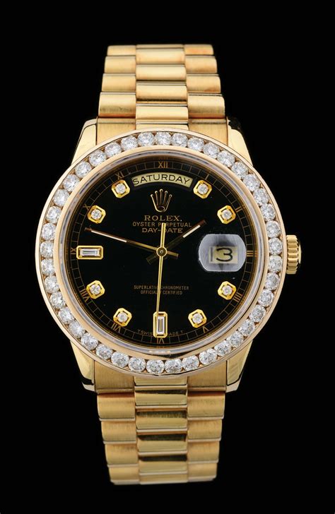 black day date rolex|rolex day date diamond price.